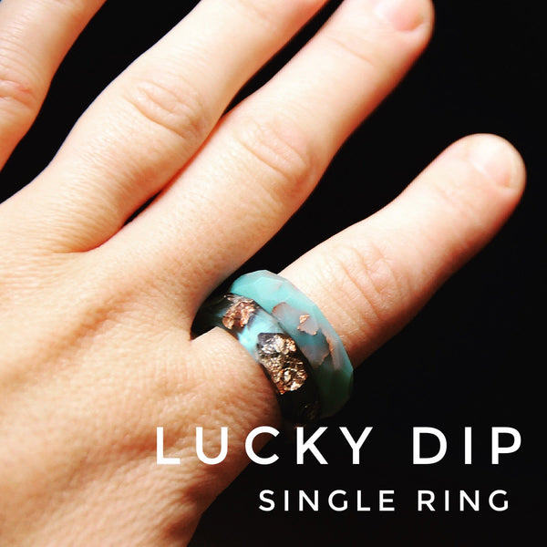 Resin Rings - Lucky Dip (single ring) - LAST CHANCE