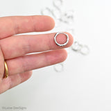 MINI HUGGIE Surgical Steel Hoop - 14mm - Hoop only (per pair)