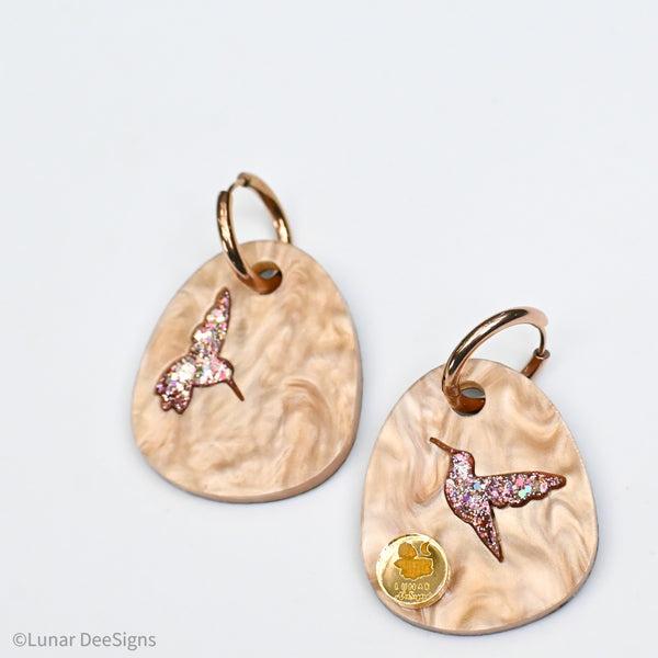 Flight of Fancy - Caramel - Rose Gold - Pair