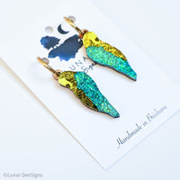 Baby Boris the Budgie HOOPS - pick your GLITTER