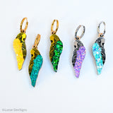 Baby Boris the Budgie HOOPS - pick your GLITTER