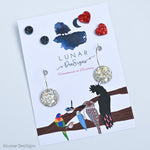 Party Pack 002 - Earrings set plus Free Nail wraps