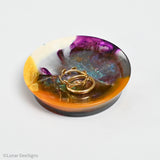 Resin Trinket Dish - One of a kind no waste - Cosmos (02)