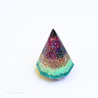 Resin Ring Cone - One of a kind no waste, Ring holder 008