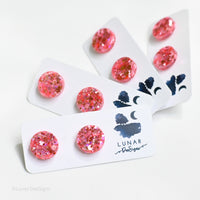 Mini Stud - Perfect Pinks 15mm circle (Copy)