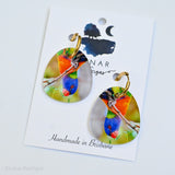 Aussie Bird Portraits - Rainbow Lorikeet - Double design - Black glitter