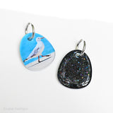 Aussie Bird Portraits - Sea Gull - Double design - Black glitter