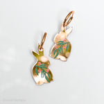 GUM BLOSSOM - Brian the Bunny - HOOPS - Rose Gold