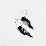 Maggie Magpie Hoops - (Glitter) Regular size
