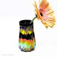 Resin Vase - Rainbows