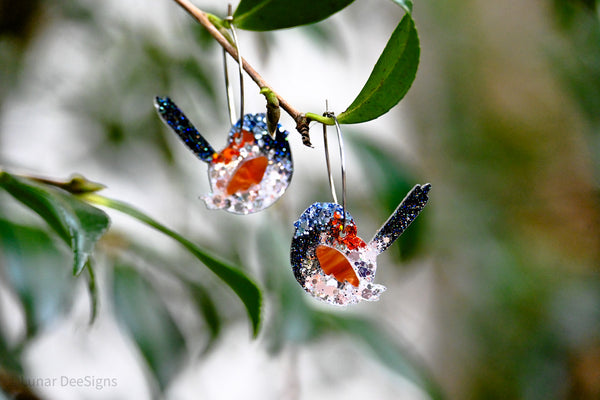 Larry the Lovely Fairy Wren - Hoops