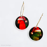 Christmas - 2025 - Mismatched King Parrots - Digital Photographic Art