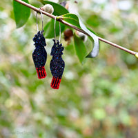 Clarke the (Red tailed, Black) Cockatoo Hoops