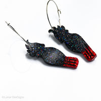 Clarke the (Red tailed, Black) Cockatoo Hoops