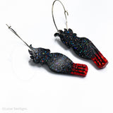 Clarke the (Red tailed, Black) Cockatoo Hoops