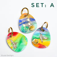 Flight of Fancy - Rainbow - PACK A - Set of 3